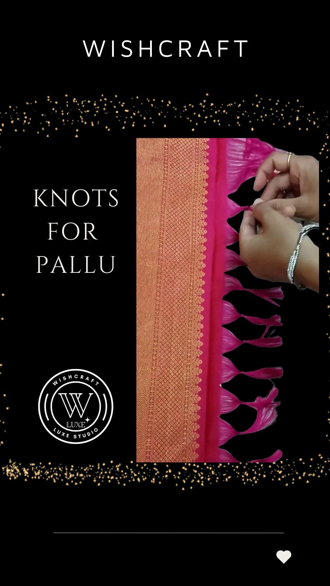 Saree Fall Pico Service Online - Saree Knots and Tassels